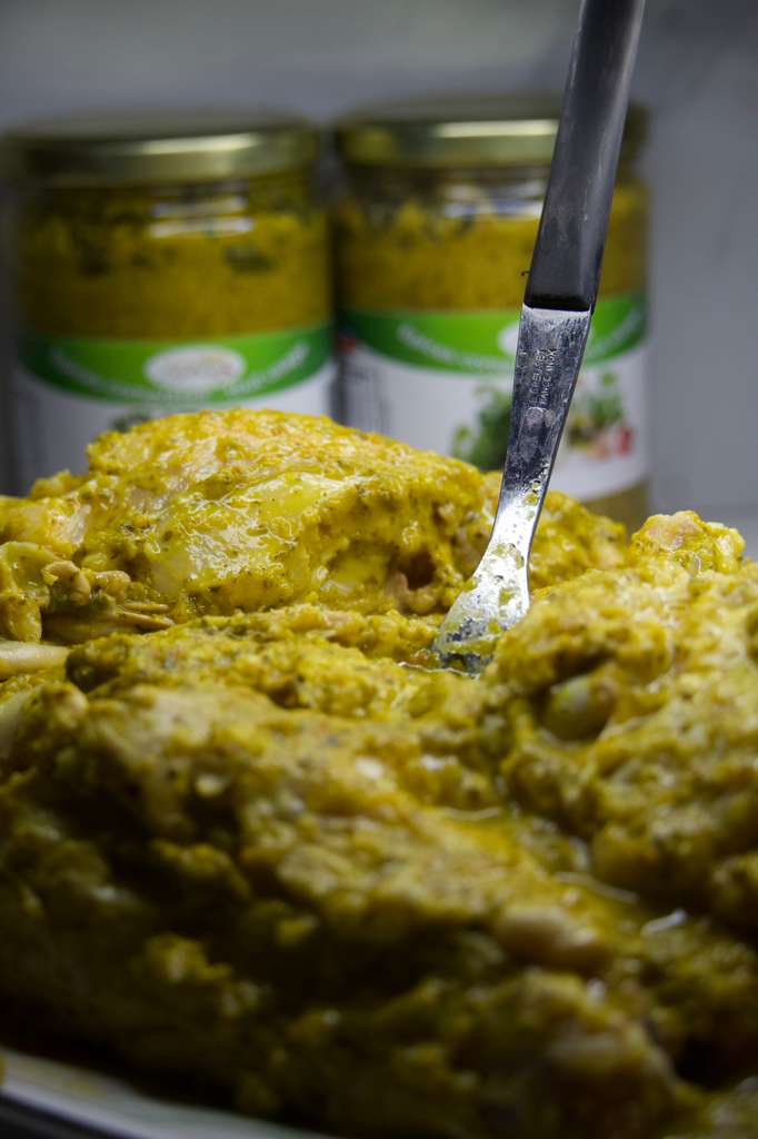 Chicken prepared with Lakay complete seasoning