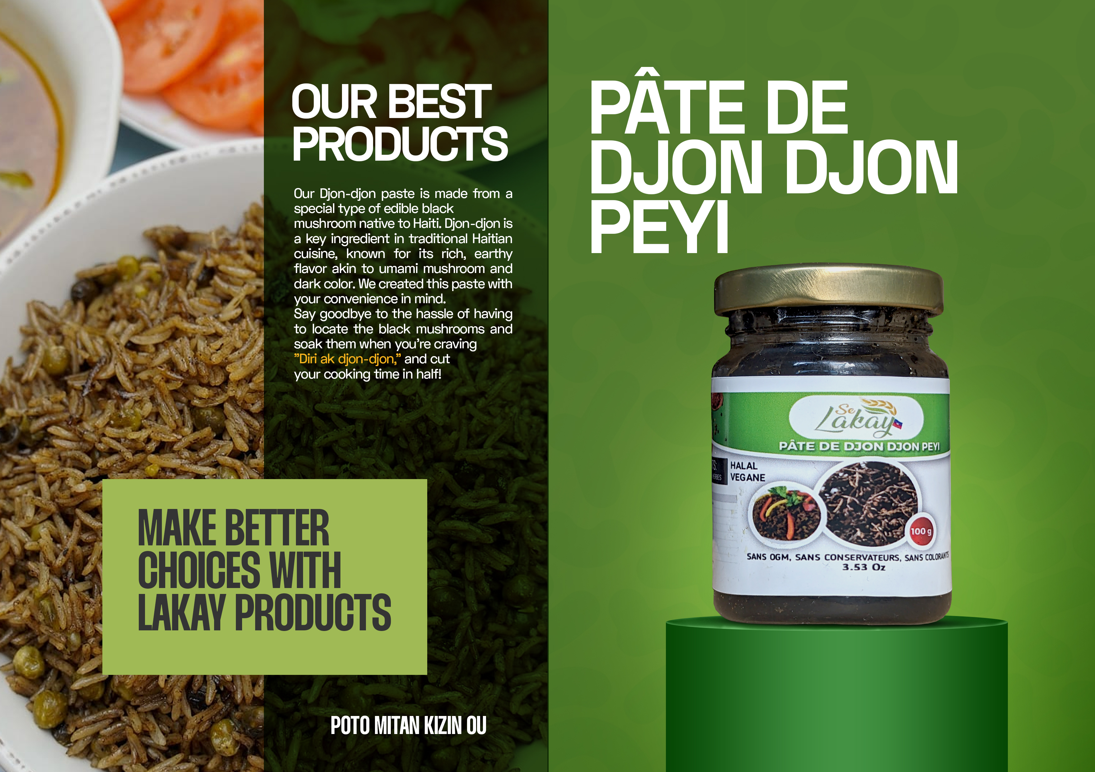 SELAKAY Djon-Djon Paste: The Deep Taste of Haiti in Your Kitchen